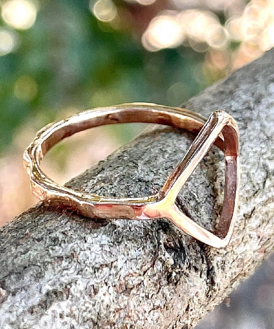 Rose gold hot sale wire ring