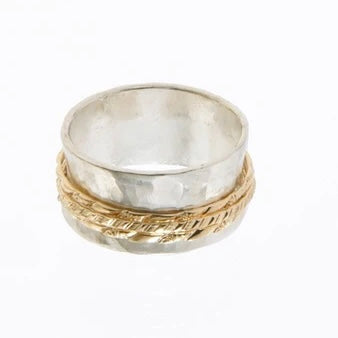 Sterling Silver Gold Filled Ring DR1039