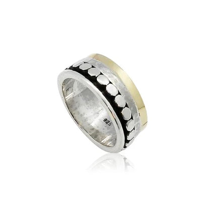 Sterling Silver Gold Filled Ring IR1235