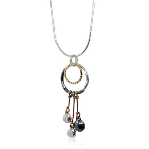 Sterling Silver Gold Filled Necklace DN2684