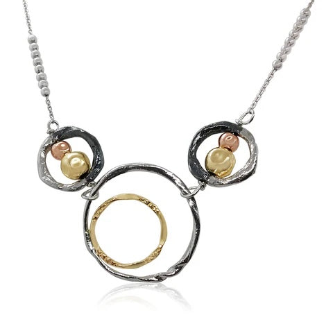 Sterling Silver Gold Filled Necklace DN2693