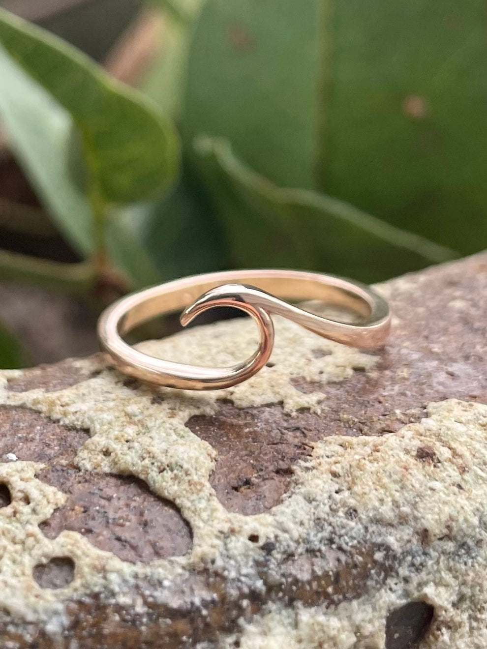 9ct Rose Gold Wave Ring – Juela Mogo