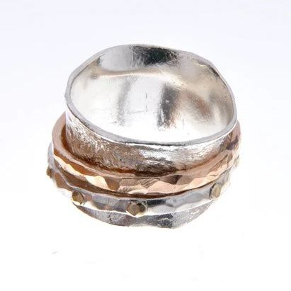 Sterling Silver Gold Filled Ring DR1002