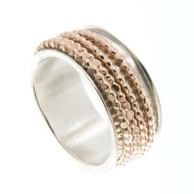 Sterling Silver Gold Filled Ring DR1169