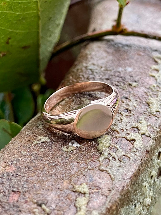 9ct Rose Gold Signet Ring