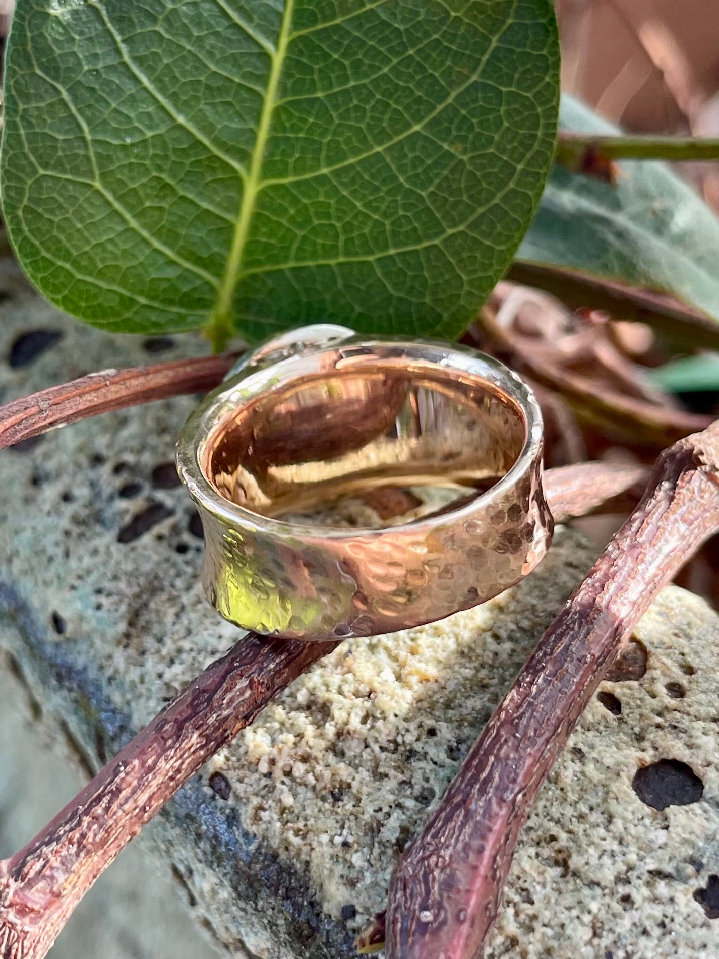 9ct Rose/White Gold Green Sapphire & Diamond 'Halo' Ring